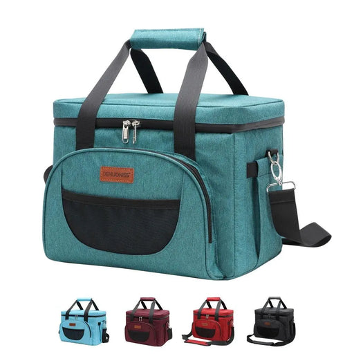 Portable Insulated Cooler Bag with Extra Pockets - Full-X