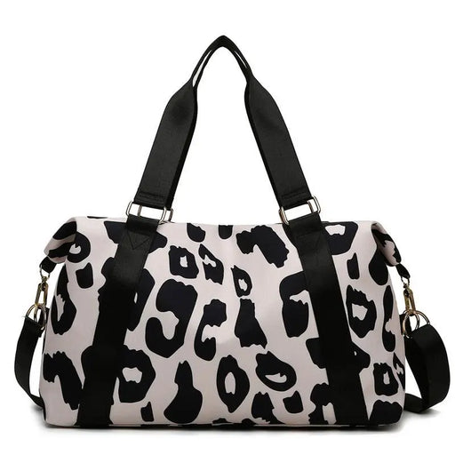 Ladies' Cow Pattern Sports and Travel Shoulder Bag - Full-X