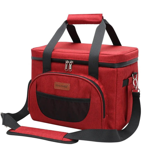 Portable Insulated Cooler Bag with Extra Pockets - Full-X